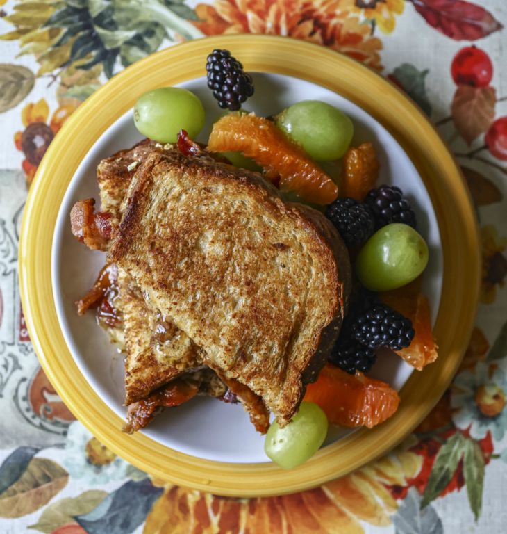 March - Illustration - 1st place - Espresso Mascarpone Grilled Cheese Sandwich. (Jeremy Wadsworth / The Blade)