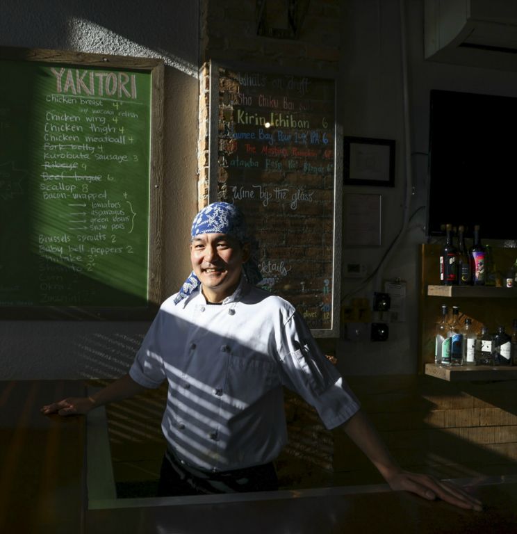 October - Portrait - 2nd place - Kengo Kato, owner of Kengo Sushi &Yakitori as well as Kato Ramen in Toledo. Kengo's Sushi has had three stellar health inspections this year.  (Jeremy Wadsworth / The Blade)