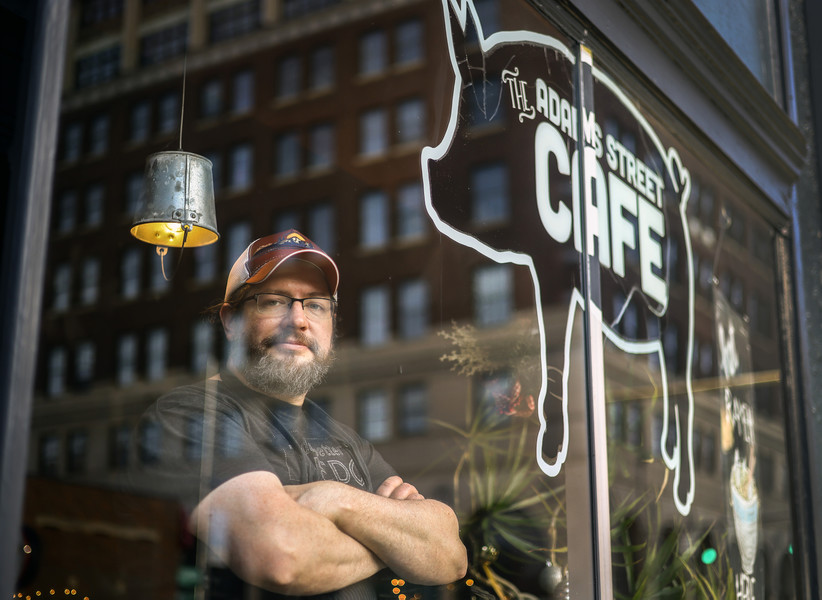 December - Portrait - 1st place - John Kerstetter, Adams Street Cafe owner and chef. (Jeremy Wadsworth / The Blade)